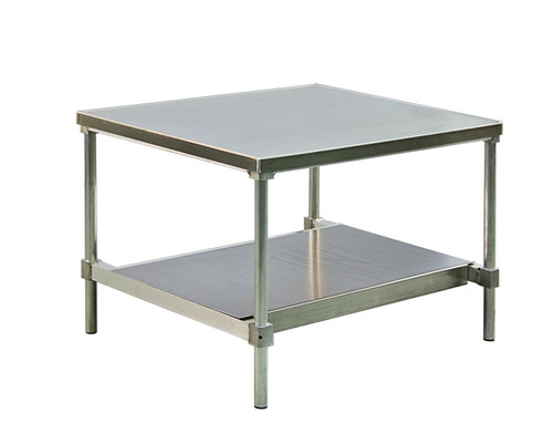 New Age 12436GSU 1000 lbs. Capacity 36"W x 24"D x 24"H Aluminum Equipment Stand