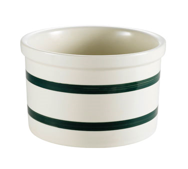 CAC China JAR-8 2.5 Qt. American White Ceramic Round Accessories Main Marine Jar (6 Each Per Case)