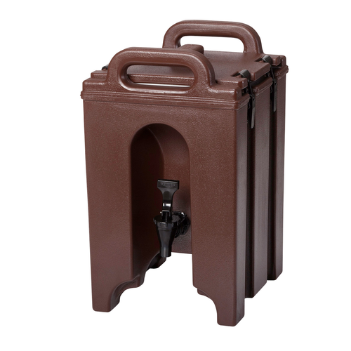 Cambro 100LCD131 1-1/2 Gallon Dark Brown Beverage Carrier Plastic