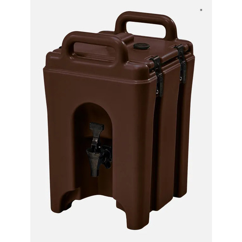 Cambro 100LCD131 1-1/2 Gallon Dark Brown Beverage Carrier Plastic
