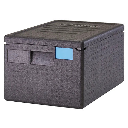 Cambro EPP180110 48.6 Qt. Black Polypropylene Top Load Cam GoBox Insulated Food Pan Carrier