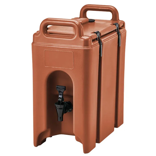 Cambro 250LCD402 2-1/2 Gallon Brick Red Beverage Carrier Plastic