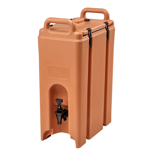Cambro 500LCD157 4-3/4 Gallon Coffee Beige Beverage Carrier Plastic