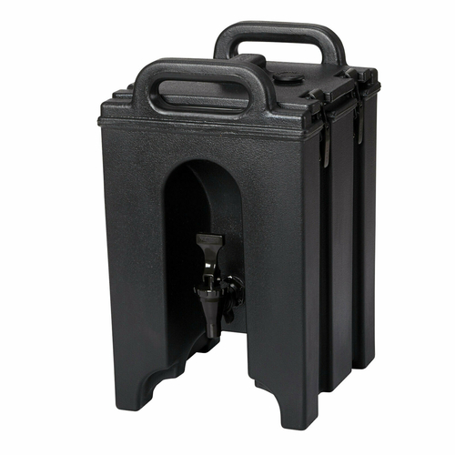 Cambro 100LCD110 1-1/2 Gallon Black Beverage Carrier Plastic