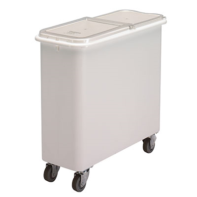 Cambro IBSF27148 Mobile Plastic Construction Sliding Flat Top Ingredient Bin