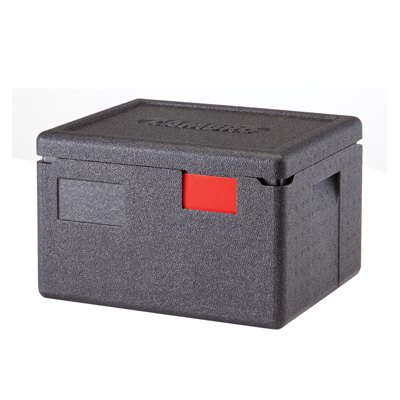 Cambro EPP260SW110 17.9 Qt. Black Polypropylene Top Load Cam GoBox Insulated Food Pan Carrier