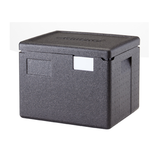 Cambro EPP280SW110 23.6 Qt. Black Polypropylene Top Load Cam GoBox Insulated Food Pan Carrier