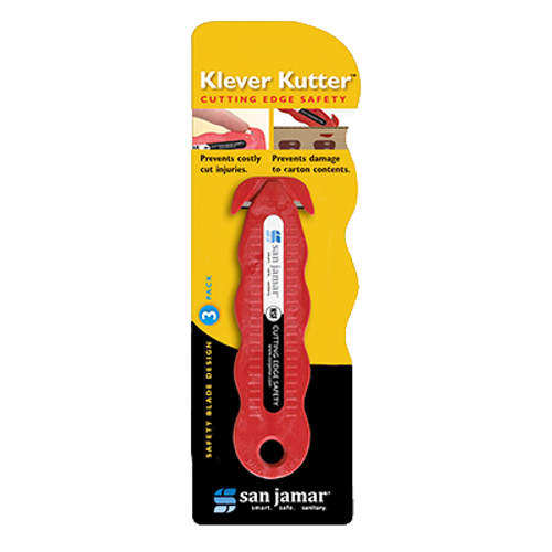 San Jamar KK403 4-1/2"L x 1-1/2"W x 1/2"H Stainless Steel Box Cutter