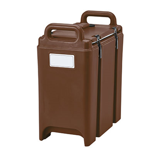 Cambro 350LCD131 3-3/8 Gallon Dark Brown Soup Carrier Plastic