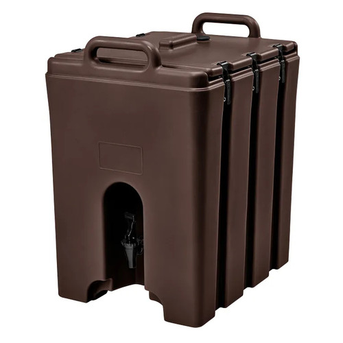Cambro 1000LCD131 11-3/4 Gallon Dark Brown Beverage Carrier Plastic