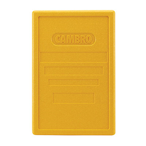 Cambro EPP180LID361 Yellow Expanded Polypropylene Foam Cam GoBox Insulated Food Pan Carrier Lid Only