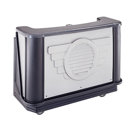 Cambro BAR650DSPM667 67-1/2" Cambar Manhattan Portable Bar with 7-Bottle Speed Rail