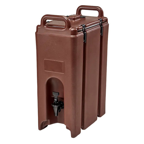 Cambro 500LCD131 4-3/4 Gallon Dark Brown Beverage Carrier Plastic