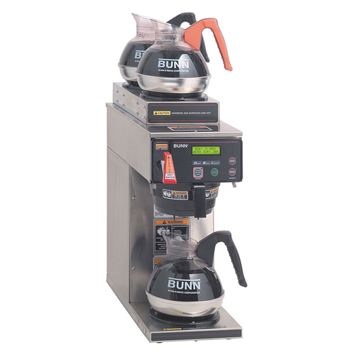 Bunn 38700.0008 200 oz. 3 Warmers-DV-3 Coffee Brewer - 120 Volts/208 Volts-240 Volts