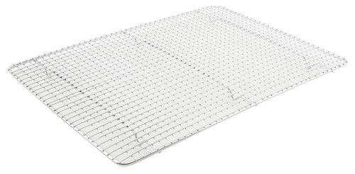 Winco PGW-1216 12" x 16-1/2" Chrome Plated Wire Pan Grate