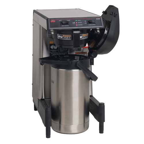 Bunn 39900.0006 3.9 Gal/Hour Plastic and Stainless Steel WAVE15-APS SmartWave Low Profile Wide Base Coffee Brewer 120 Volts 1350 Watts