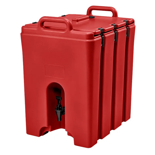 Cambro 1000LCD158 11-3/4 Gallon Hot Red Beverage Carrier Plastic