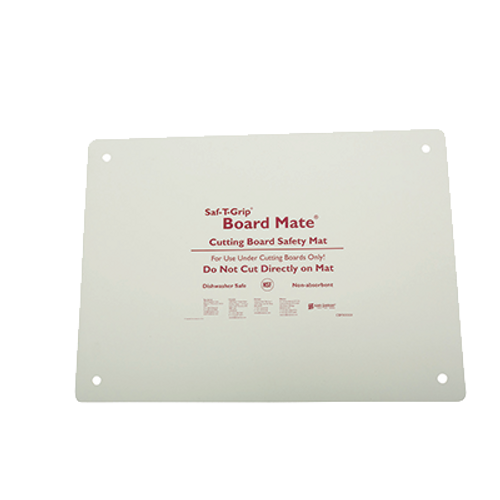 San Jamar CBM1318 13" x 18" Non-Absorbent Synthetic Rubber Cutting Board-Mate