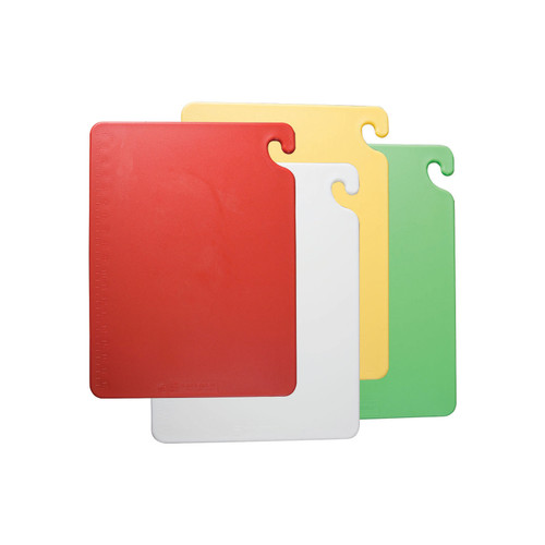 San Jamar CB1520QS 15" x 20" x 1/2" Cut-N-Carry Cutting Board Set - 1 Set