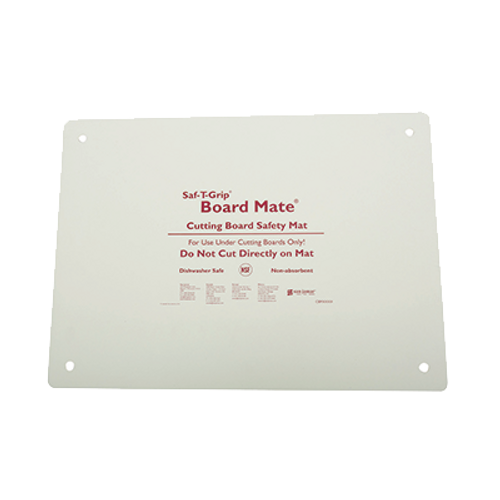 San Jamar CBM1622 16" x 22" Non-Absorbent Synthetic Rubber Cutting Board-Mate