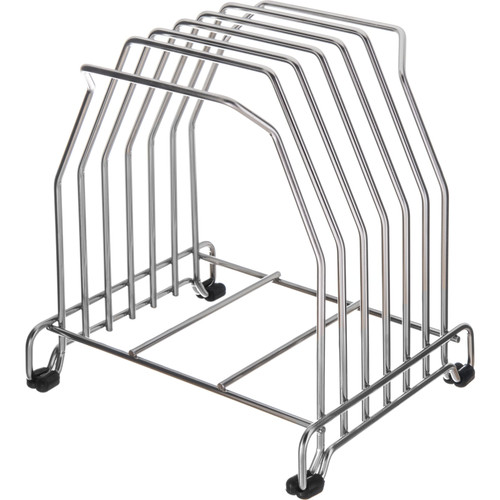 San Jamar KLRST 10-11/16"L x 8-3/4"W x 11"H Stainless Steel Cutting Board Storage Stand