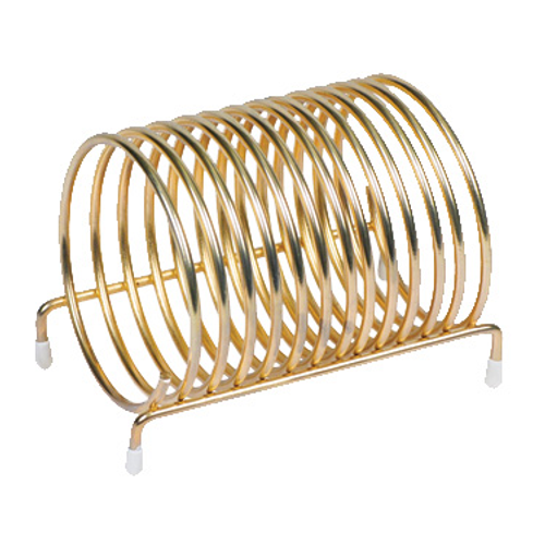 Winco CS-3 3" Brass Plated Check Caddy