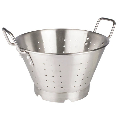 Winco SLO-11 11 Qt. Stainless Steel Colander