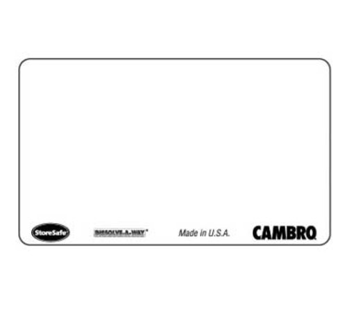 Cambro SLL30 1" x 2 1/2" Laser Sheet White StoreSafe Food Rotation Label - 3,000/Case