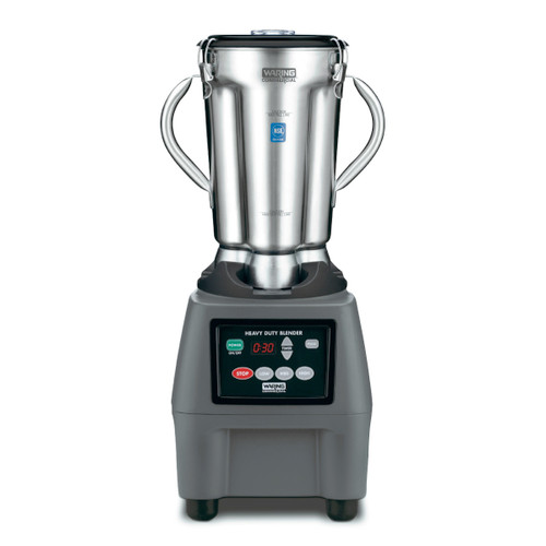 Waring CB15T 1 Gallon Stainless Steel Food Blender with Timer - 120 Volts, 3.75 HP