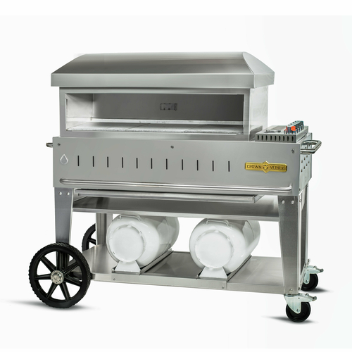 Crown Verity CV-PZ-36-CB Liquid Propane Club Series Triple-Deck Pizza Oven - 42,500 BTU