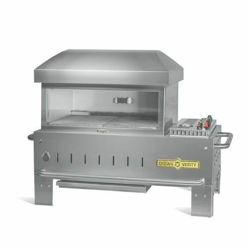 Crown Verity CV-PZ-24-TT Table Top Series OutDoor Double-Deck Pizza Oven Liquid Propane - 60,000 BTU