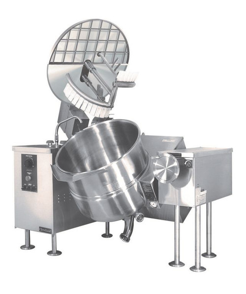 Cleveland MKGL40T-LP 40 Gallon 2/3 Steam Jacket Design Liquid Propane Kettle/Mixer - 140,000 BTU