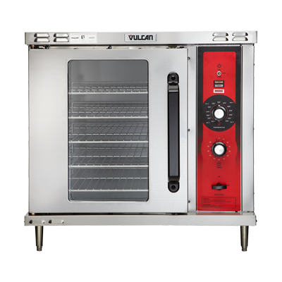 Vulcan GCO2D-NG 30" W Stainless Steel Natural Gas Single-Deck Convection Oven - 25,000 BTU