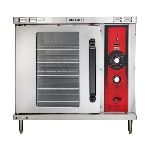 Vulcan GCO2D-NG 30" W Stainless Steel Natural Gas Single-Deck Convection Oven - 25,000 BTU