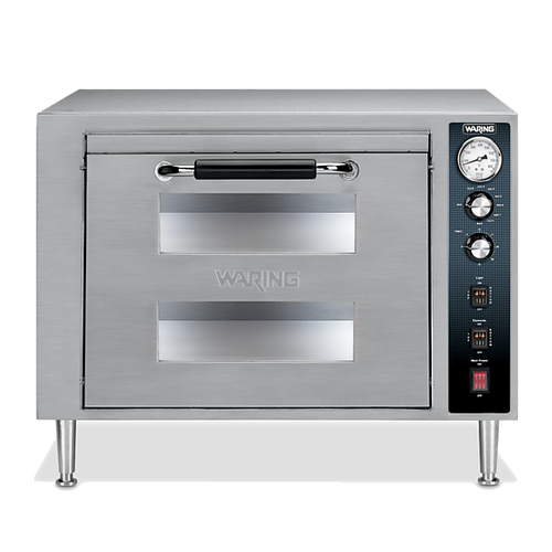 Waring WPO700 Double-Deck Pizza Oven Electric Countertop 27"W x 28"D x 21"H