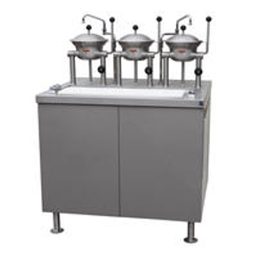 Crown OB-2-2-27-G-NG 27" Natural Gas Kettle/Cabinet Assembly - 200,000 BTU