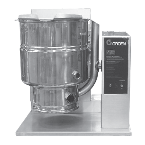 Groen TDH-48C-LP 48 Quart 2/3 Jacket Liquid Propane Tabletop Kettle - 52,000 BTU