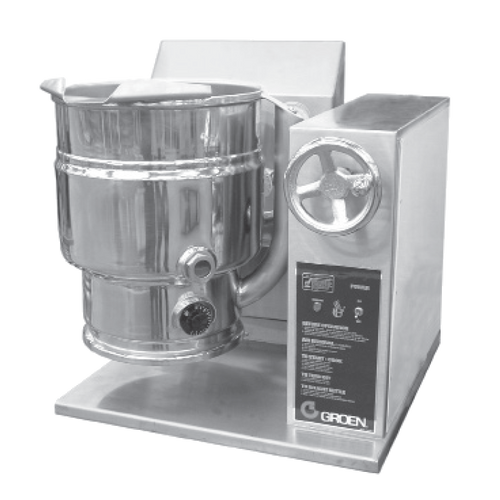 Groen TDHC-24C-NG 24 Quart 2/3 Jacket Natural Gas Tabletop Kettle - 31,000 BTU