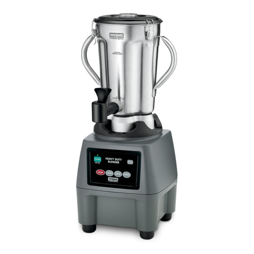 Waring CB15SF 1 Gallon Stainless Steel Food Blender with Spigot - 120 Volts, 3.75 HP