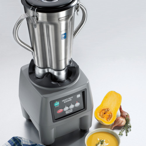 Waring CB15V 1 Gallon Variable-Speed Food Blender with Stainless Steel Container - 120 Volts, 3.75 HP