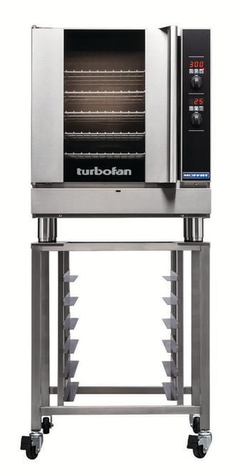 Moffat G32D5-SK32 NG Turbofan Natural Gas Single-Deck Convection Oven - 33,000 BTU with Stand