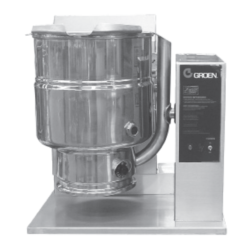 Groen TDH-40A-LP 40 Quart 2/3 Jacket Liquid Propane Tabletop Kettle - 52,000 BTU
