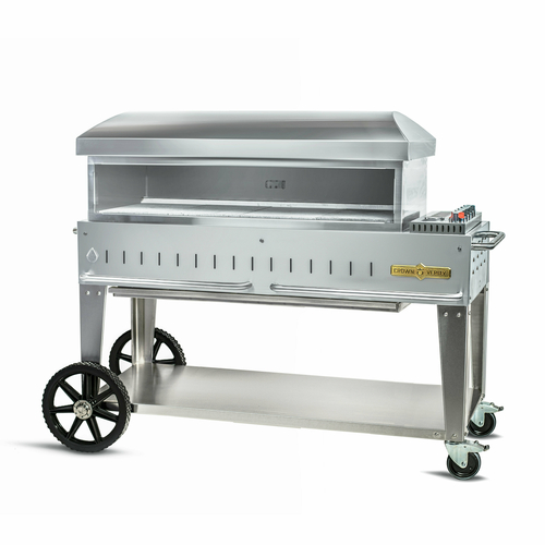 Crown Verity CV-PZ-48-MB Mobile Series Quadruple-Deck Pizza Oven Liquid Propane - 55,000 BTU