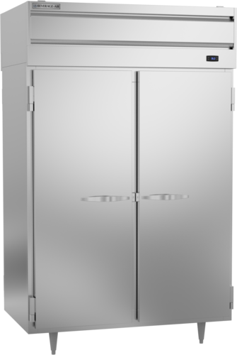 Beverage Air PRD2HC-1AS 52.13"W Two-Section Solid Door Prestige Plus Refrigerator