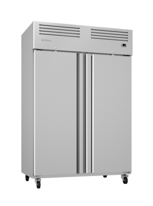Infrico USA IRR-AGB49 54.5" W Two-Section Solid Door Reach-In Refrigerator