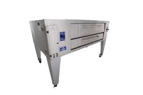 Bakers Pride Y-800 Natural Gas Super Deck Series Pizza Deck Oven - 120,000 BTU