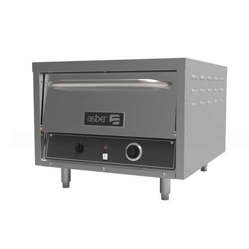AEPOE-26-NG Asber 26" W Natural Gas Countertop 2 Decks Pizza Oven - 208-240 Volts
