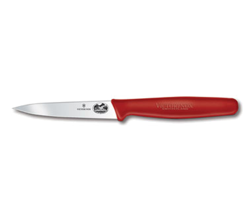Victorinox Swiss Army 5.0601 3.25" Paring Knife with Red Handle