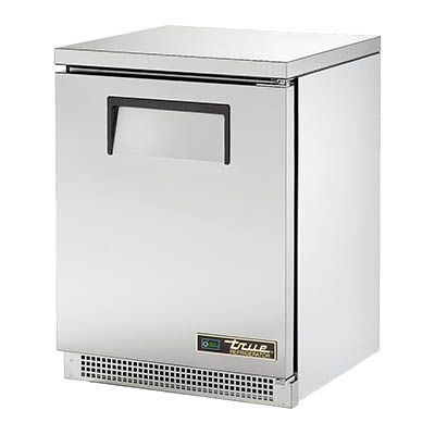 True TUC-24-HC 24"W One-Section Stainless Steel Door Undercounter Refrigerator