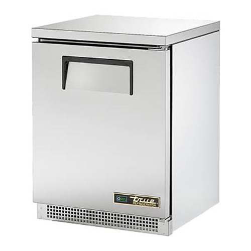 True TUC-24-HC 24"W One-Section Stainless Steel Door Undercounter Refrigerator